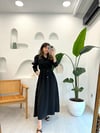 SİYAH 4730 TENCEL ELBİSE 