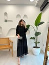 SİYAH 4747 ŞİFON ELBİSE 