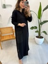 SİYAH 4760 İKİ İPLİK ELBİSE