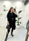 SİYAH 48100 ÖRGÜ TRİKO HIRKA