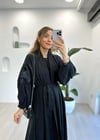 SİYAH 4871 İPEK CUPRA ABAYA 