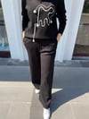 SİYAH 4914 TRİKO PANTOLON TAKIM 
