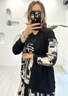 SİYAH 4979 DESENLİ SATEN ETEK TAKIM
