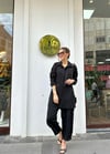 SİYAH 4980 ZIMBA DETAY TENCEL PANTOLON TAKIM