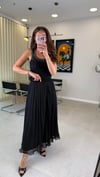 SİYAH 5059 PİLİSE ŞİFON ETEK