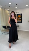 SİYAH 5059 PİLİSE ŞİFON ETEK