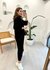 SİYAH 50681 TRİKO ELBİSE 