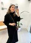 SİYAH 50681 TRİKO ELBİSE 