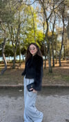 SİYAH 5078 KISA KÜRK CEKET 