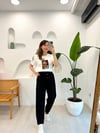 SİYAH 50958 LASTİKLİ PANTOLON