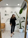 SİYAH 51110 SELANİK ÖRME KAZAK