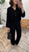 SİYAH 51119 SWEAT PANTOLON TAKIM 