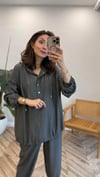 SİYAH 5245 ÇIÇIT DETAY TAKIM 