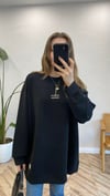 SİYAH 5325 BASKILI SWEAT