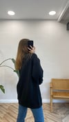 SİYAH 5325 BASKILI SWEAT