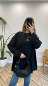 SİYAH 5325 BASKILI SWEAT