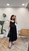 SİYAH 5352 TÜL PİLİSE ETEK