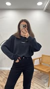 SİYAH 5389 SWEATSHİRT 