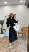 SİYAH 5417 GÖMLEK ELBİSE 