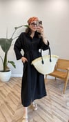 SİYAH 5417 GÖMLEK ELBİSE 