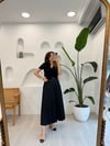 SİYAH 5601 PLİSOLEY DENİM ETEK 