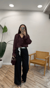 SİYAH  5655 FLARLI PANTOLON 