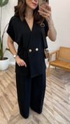 SİYAH 5717 KRUVAZE PANTOLON TAKIM 
