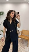 SİYAH 5717 KRUVAZE PANTOLON TAKIM 