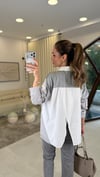 SİYAH 5799 TAŞLI GÖMLEK 