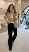 SİYAH 5802 NERVÜRLÜ GENİŞ PAÇA PANTOLON
