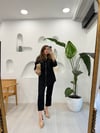 SİYAH 5930 APOLETLİ PANTOLON TAKIM