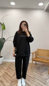 SİYAH 5935 BASKILI TAKIM
