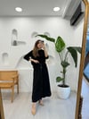 SİYAH 5948 TENCEL TRİKO ETEK TAKIM 