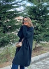 SİYAH 60197 ŞAL YAKA HIRKA 