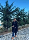 SİYAH 60197 ŞAL YAKA HIRKA 