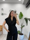 SİYAH 60567 KRUVAZE YELEK