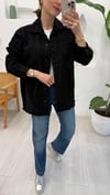 SİYAH 6126 KOT GÖMLEK 