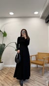 SİYAH 6147 YAKA DETAY ETEKİ TAKIM