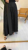SİYAH 6319 FİLE DETAY PANTOLON 