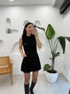 SİYAH 6328 TRİKO ELBİSE 
