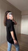 SİYAH 6462 BEAUTY BASKI TİŞÖRT 
