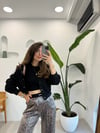 SİYAH 6506 RİBANALI BOMBER CEKET 