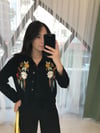 SİYAH 6532 GÖMLEK PANTOLON TAKIM 