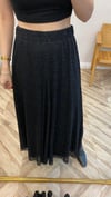 SİYAH 6618 VOLANLI DANTEL ETEK 