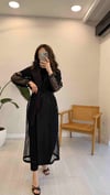 SİYAH 6828 FİLE ÖRGÜLÜ TRENÇKOT