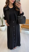 SİYAH 6921 MODAL BOLEROLU ELBİSE 