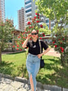 SİYAH 7001 GOLD TAŞLI TSHİRT 