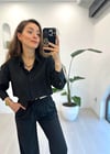 SİYAH 7075 GÖMLEK PANTOLON TAKIM 