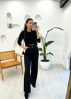 SİYAH 71245 KEMERLİ PANTOLON