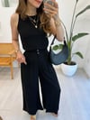 SİYAH 7143 BLUZ PANTOLON TAKIM 